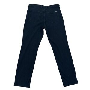 Eddie Bauer Womens 16 Slightly Curvy High Rise Slim Straight Jeans Dark Indigo